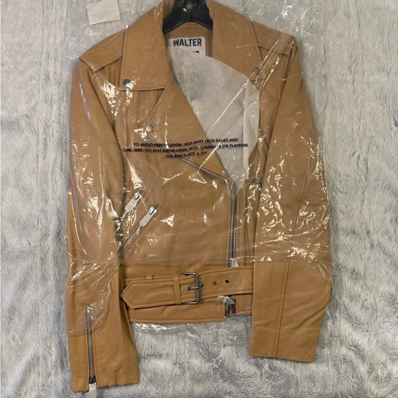 Walter Baker Tan and Black Jacket - Picture 9 of 9